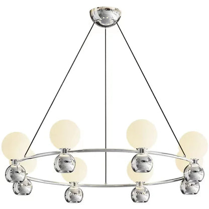 DecorBites™ Cream Nordic Pendant Chandelier for Living Room, Bedroom, and Dining Room