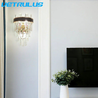 DecorBites™ Crystal LED Wall Light Modern Elegant Design for Living Room & Bedroom