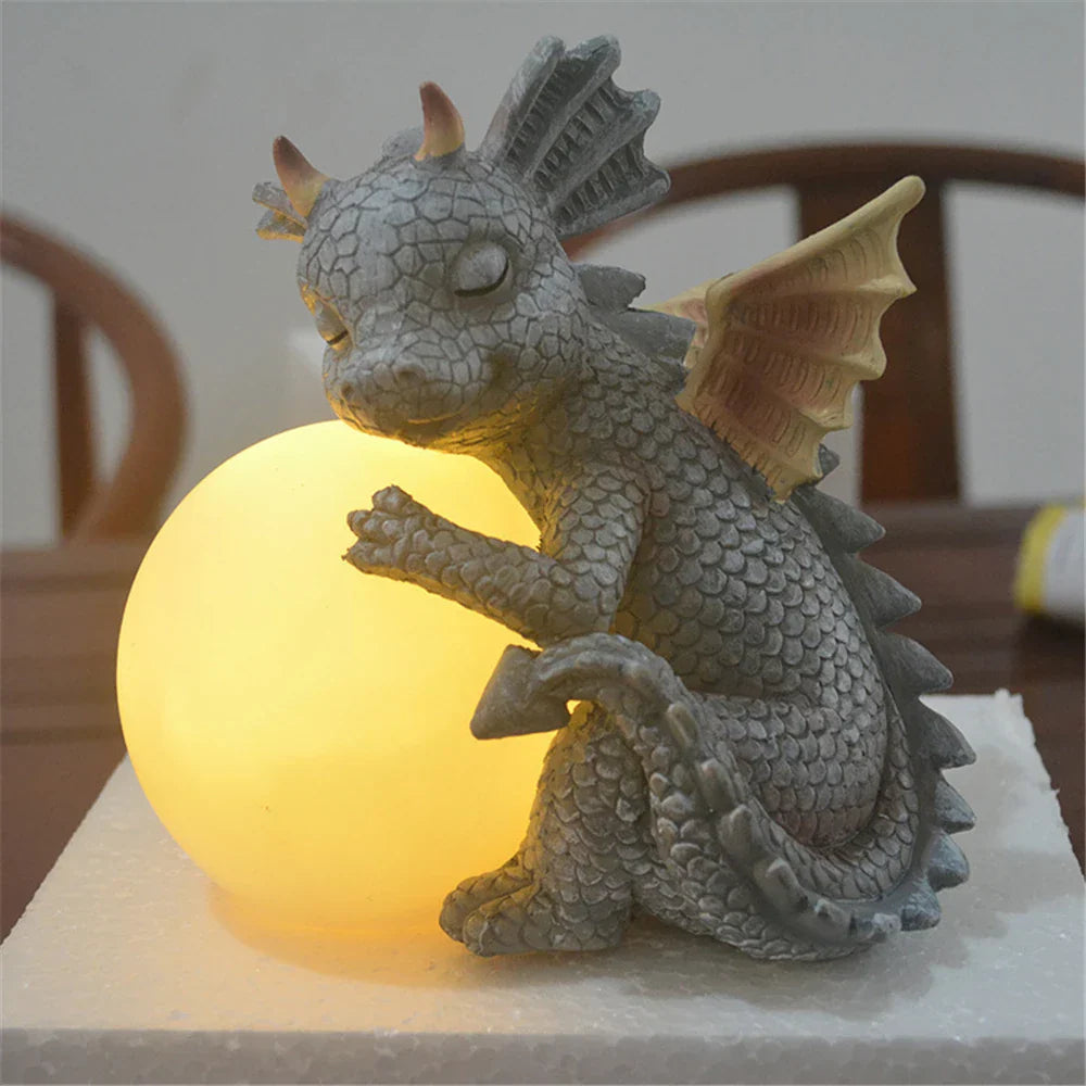 DecorBites™ Dino Garden Sculpture - Fun Dinosaur Decor for Yard, Wall & Windows