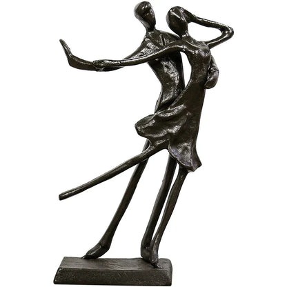 DecorBites™ Couple Dancers Portrait Sculpture - Pas De Deux Home Decor & Anniversary Gift