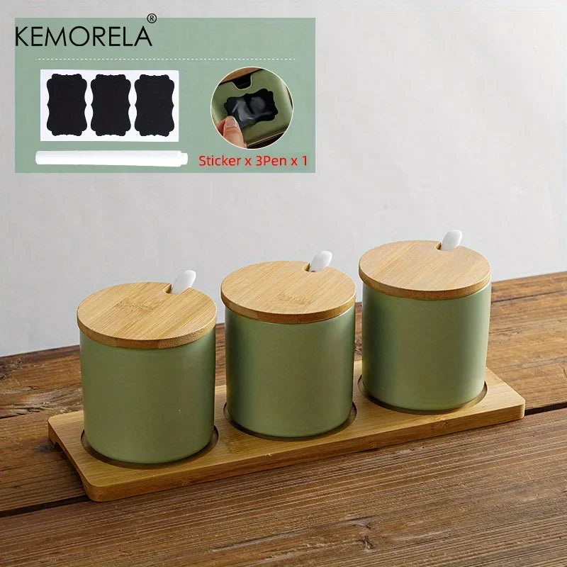 Ceramic Retro Seasoning Set