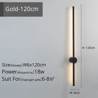 DecorBites™ Creative Staircase Wall Lights: LED Strip Wall Lamp for Living Room