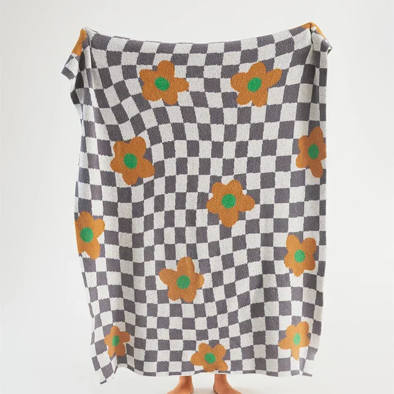 DecorBites™ Knitted Blanket Throws 130x160cm