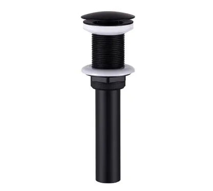 DecorBites™ Black Brass Bathroom Basin Faucet With Waterfall Design