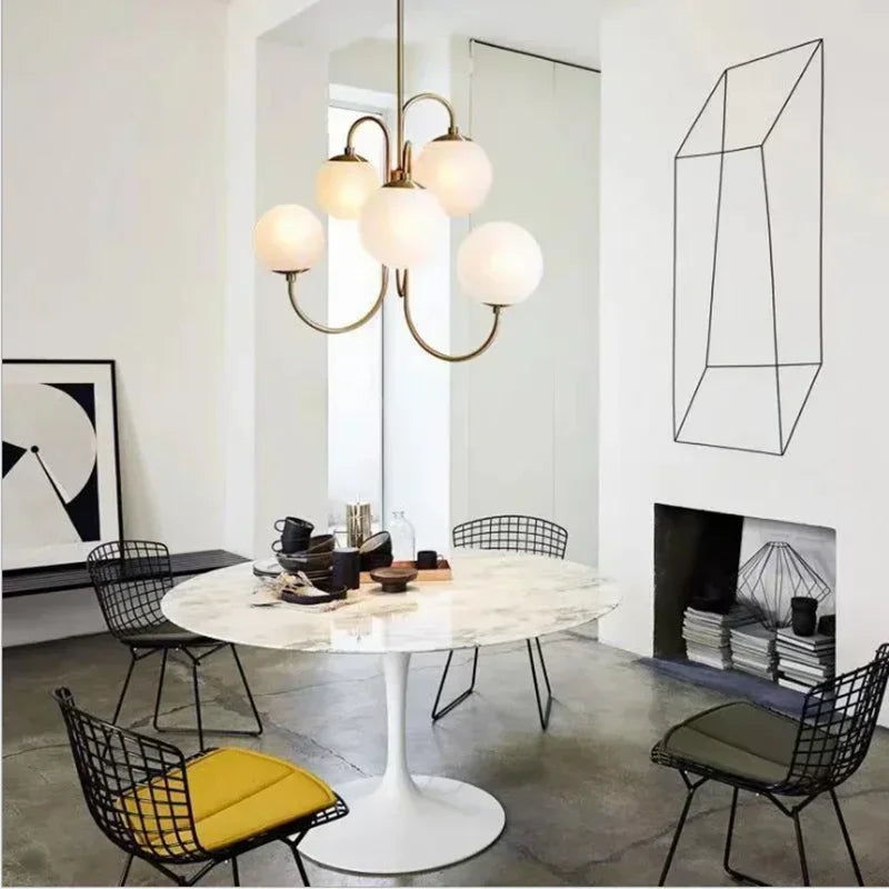 DecorBites™ Glass Balls Chandelier Pendant Light for Living Dining Room