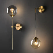 Round Glass Wall Sconce