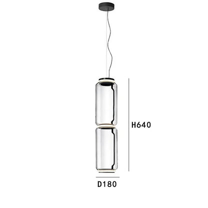 DecorBites™ Heavy Glass Modern Chandelier Pendant Lamps for Living Room, Dining Room, and Store