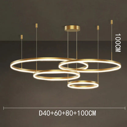 DecorBites™ LED Pendant Chandeliers for Staircase & Living Room Lighting