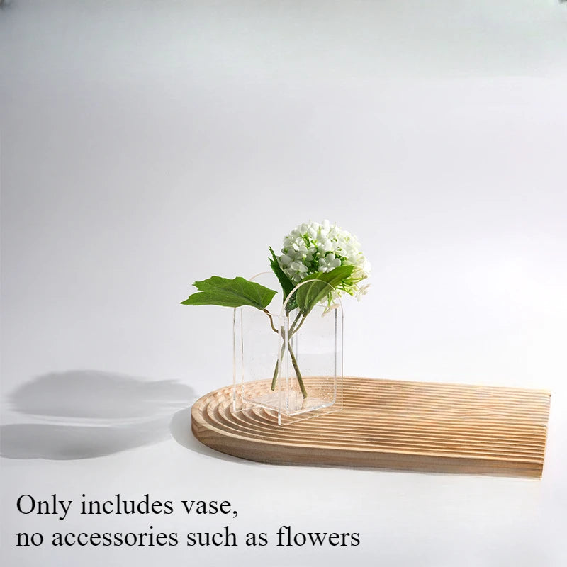 Acrylic Vase Transparent Decoration