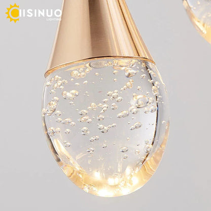 DecorBites™ Crystal Staircase Chandelier for Luxe Home Decor