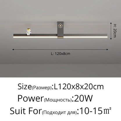 DecorBites™ LED Chandelier: Bright Indoor Lighting for Bedroom, Living, Study, Dining Room
