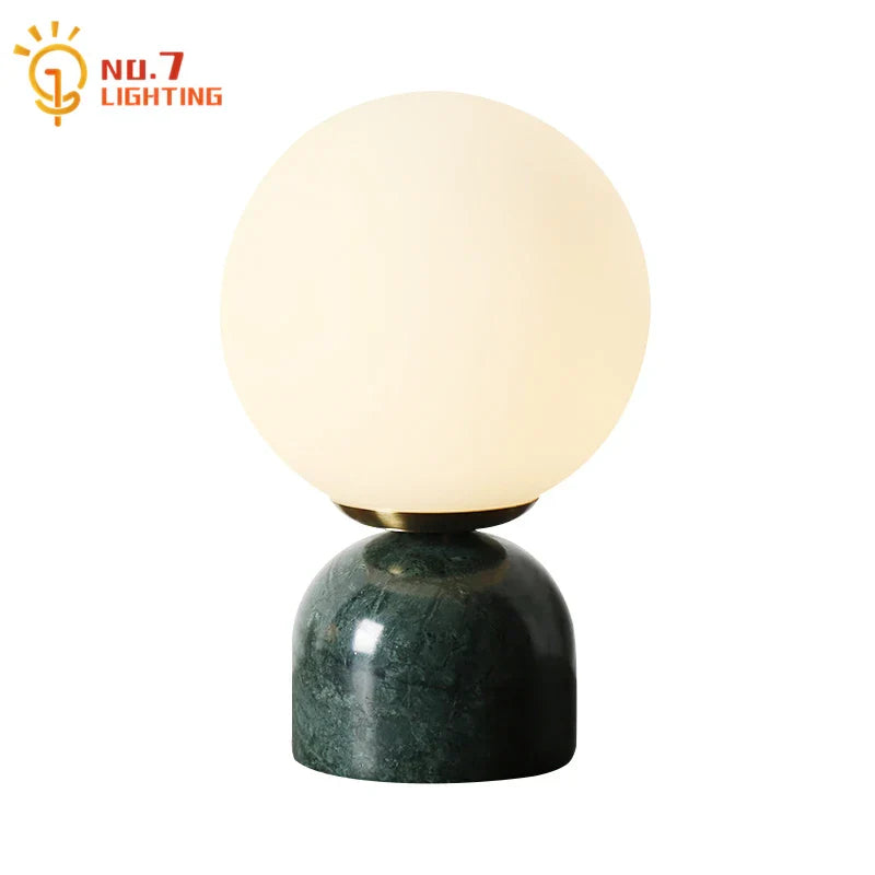 DecorBites™ Cream Wind Marble Table Lamp LED G9 Simple Designer Desk Light