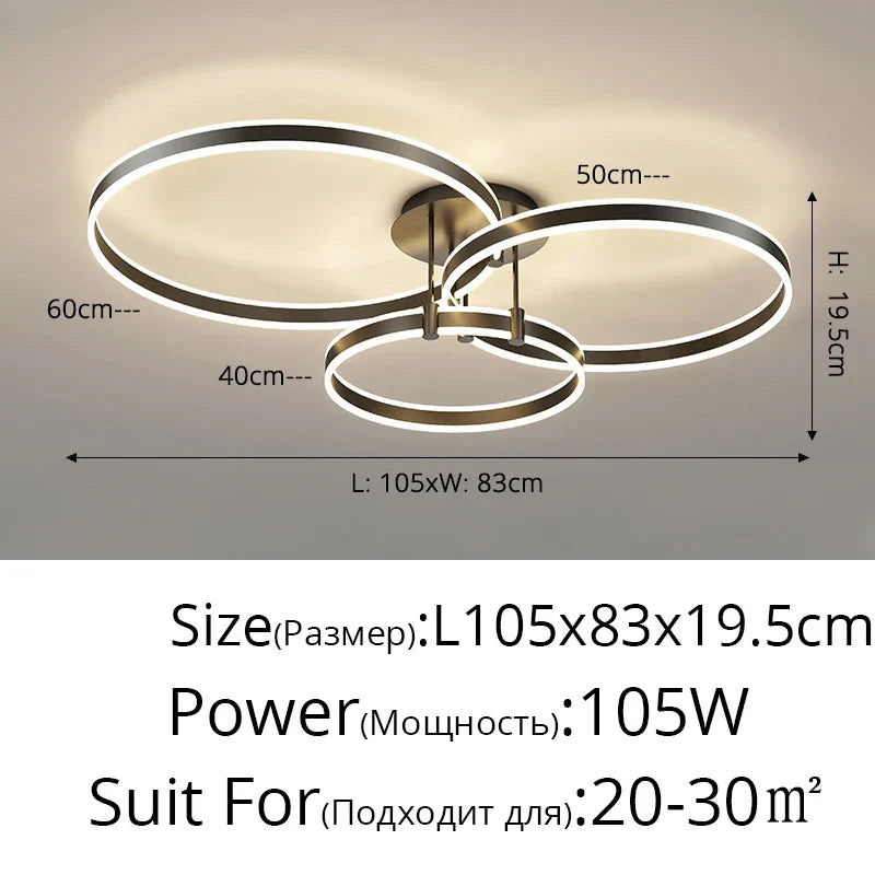 Acrylic Up/Down Chandelier