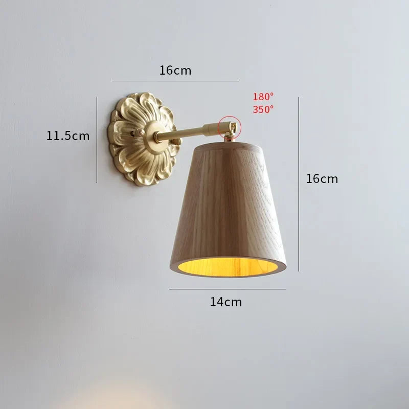 Green Glass Wall Lamp Copper Base Vibrant Hue
