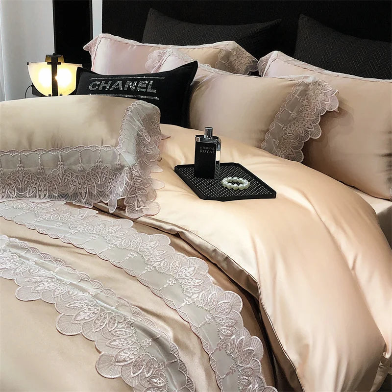 Silk Cotton Patchwork Bedding