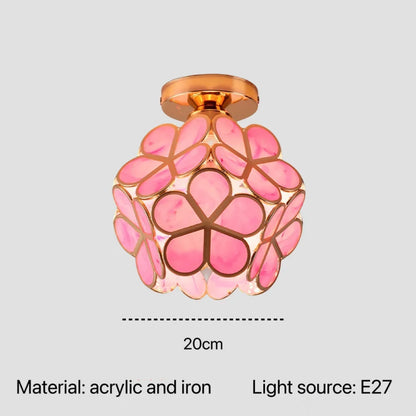 Acrylic Pendant Lamp Flower Design