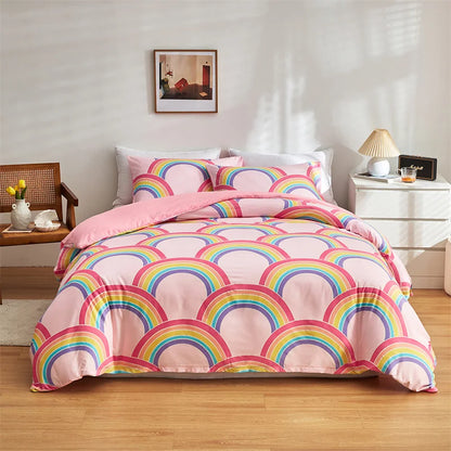DecorBites™ Cosmos Luminous Bedding Set King Queen Double Single Duvet Cover Dream Quilt