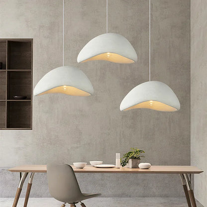 DecorBites™ Handmade Wabi Sabi Chandelier Modern LED Pendant Lamp for Nordic Restaurant Island