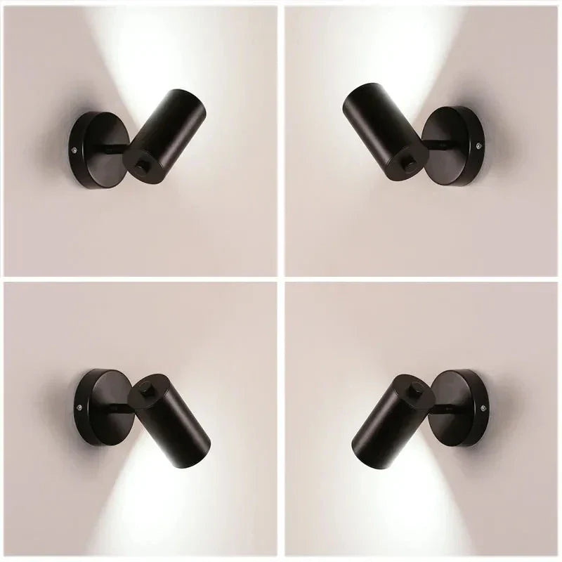 DecorBites™ Gold LED Wall Lamp Modern Adjustable Indoor Lighting Sconces for Living Room