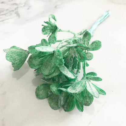 DecorBites™ Green Plant Flower Cherry Stamen Berries Bundle for DIY Decor and Gifts