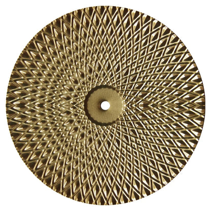 DecorBites™ Geometric Golden Metal Wall Hanging Round Ornaments - Room Decoration Accessories