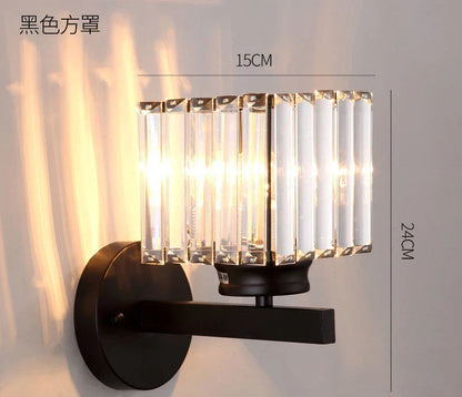 DecorBites™ Crystal LED Wall Lamp for Home Decor - Modern Sconce Light Fixture for Living Room & Bedroom