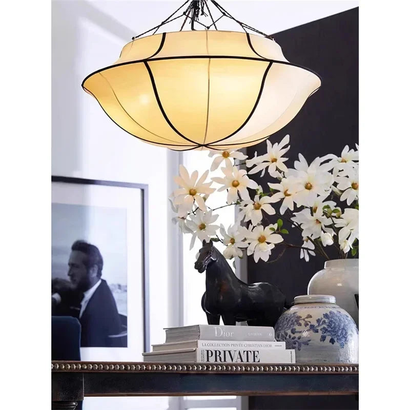 DecorBites™ Japanese Umbrella Pendant Lamp - LED Ceiling Lantern for Living Room Bedroom Office