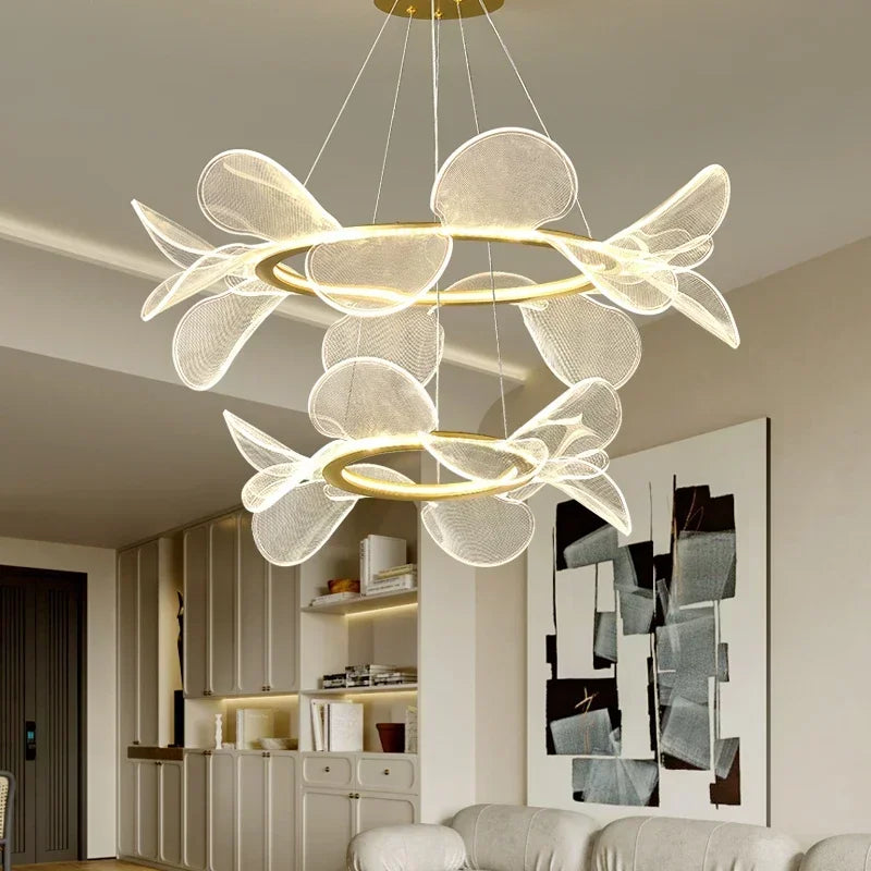 Acrylic Flower Chandelier