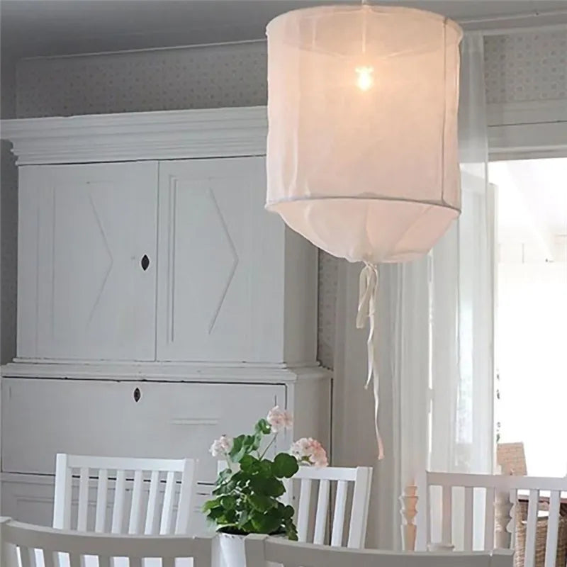 Linen Boho Pendant Light