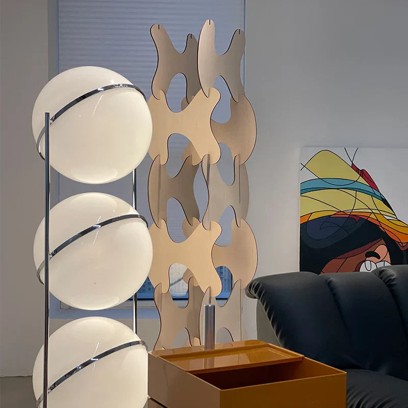 Chrome Acrylic Floor Lamp