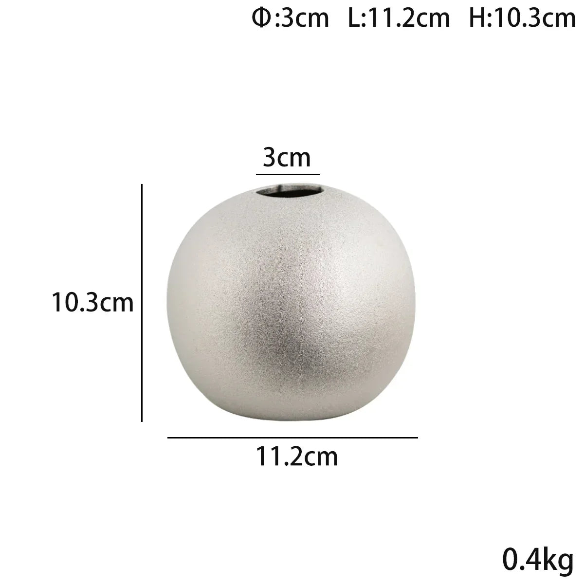 DecorBites™ Geometric Gold & Silver Vase for Chic Flower Arrangements & Home Decor