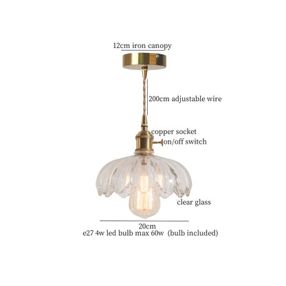 DecorBites™ Green Glass LED Pendant Light Fixture - Modern Nordic Hanging Lamp