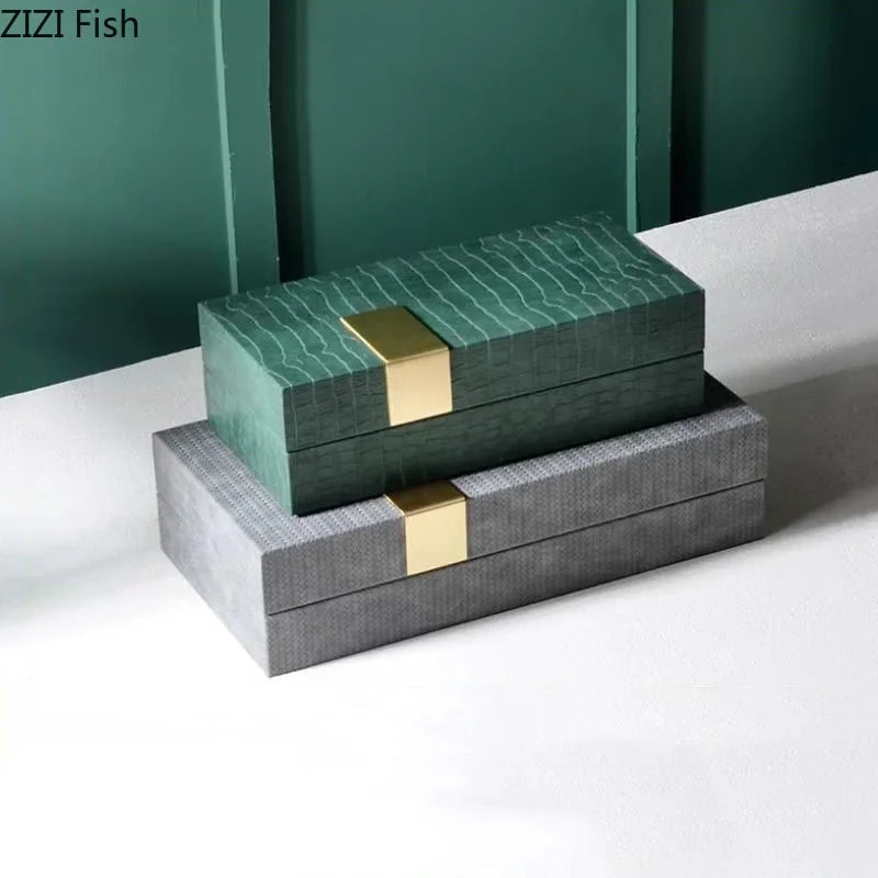 Leather Jewelry Storage Box