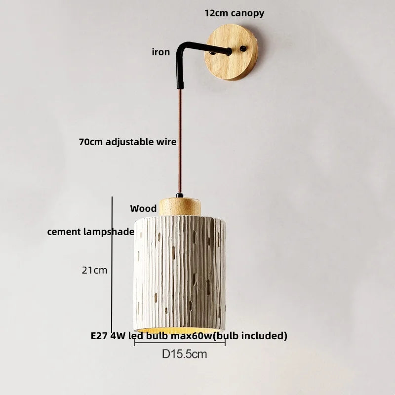 Cement LED Wall Lamp