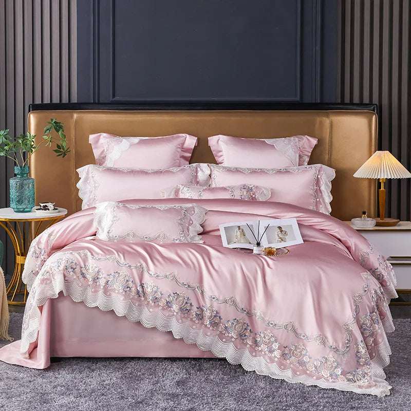 Silk Cotton French Bedding Set