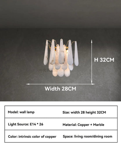 DecorBites™ Marble Pendant Light Modern Chandelier