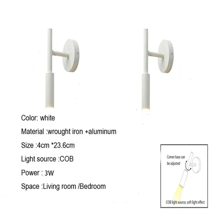 DecorBites™ LED Wall Lamp Night Light for Bedroom Bedside Reading Living Room Decor