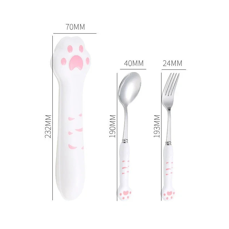 Metal Cartoon Cutlery Set