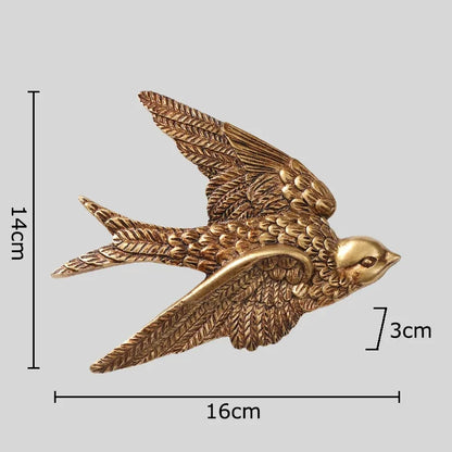 DecorBites™ Dove Wall Hanging Hooks for Stylish Living Room Display