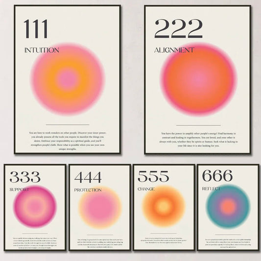 Angel Numbers Canvas Art