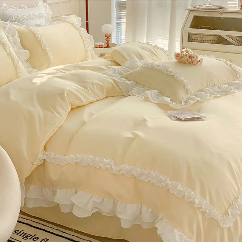 Washed Cotton Bed Set