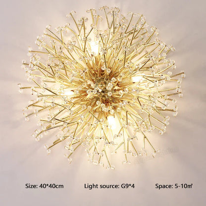 DecorBites™ Crystal LED Wall Light Sconces for Living Room Bedroom, Modern Interior Wall Lamp