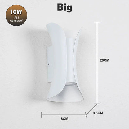 DecorBites™ LED Waterproof Wall Lamp 10W Modern Luxury Indoor Outdoor Sconce Light