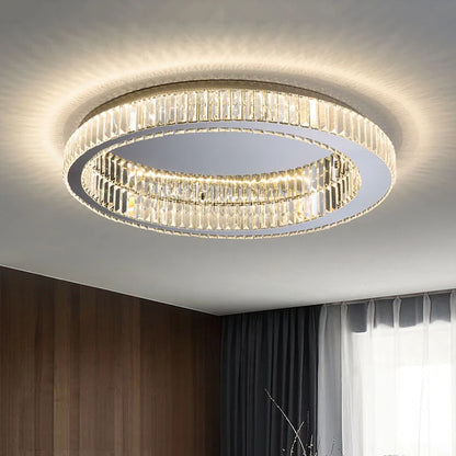 DecorBites™ Crystal Round Ceiling Lamp for Modern Minimalist Indoor Lighting décor