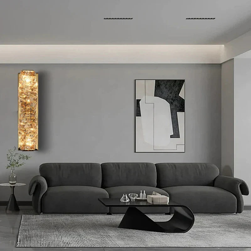 DecorBites™ Crystal Wall Sconce Lamps: Luxury Indoor Wall Lights for Modern Room Decor & Bedside Lighting.