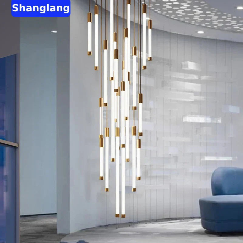 LED Staircase Pendant Chandelier