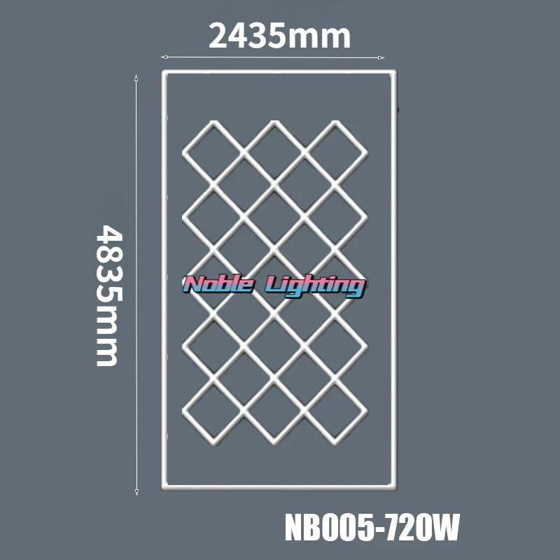 DecorBites™ Hexagon LED Ceiling Light for Home Garage and Commercial Systems