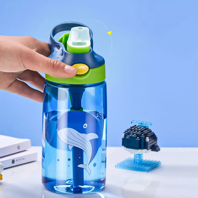 Kids Straw Water Bottle