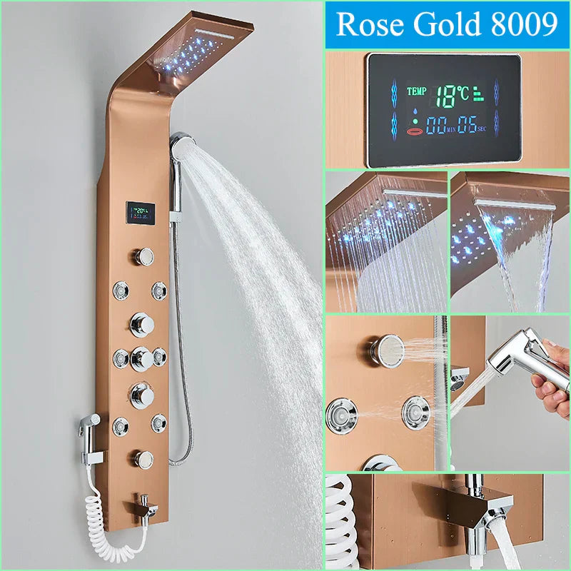 Blue LED Shower System