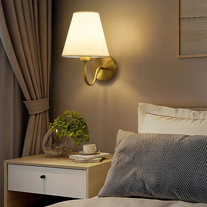 Gold Nordic Wall Lamp For Bedrooms And Hallways